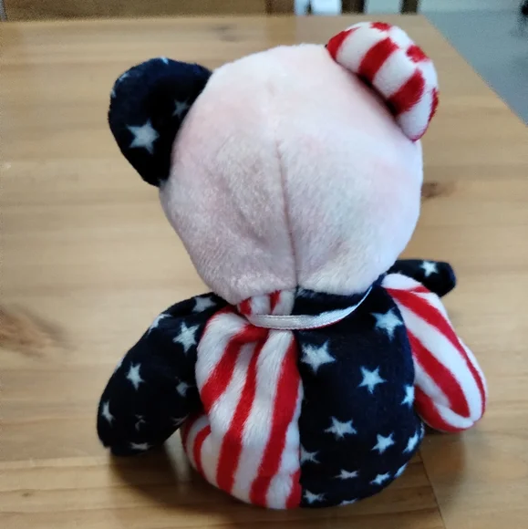 ✓Ty Beanie Baby - SPANGLE the Bear White Face (Stuffed Animal) - Picture 4 of 15